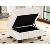 Belffin Corduroy Fabric Ottoman with Storage Ottoman for Modular Sectional Couch - 3 of 4