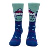 Is It Christmas Yeti Socks Funny Cute Xmas Abominable Snowman Bigfoot Joke Footwear - Crazy Dog Socks - 3 of 4