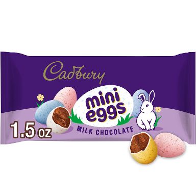 Cadbury Mini Eggs Milk Chocolate Easter Candy Basket Stuffers - 1.5oz
