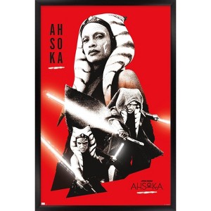 Trends International Star Wars: Ahsoka - Red Framed Wall Poster Prints - 1 of 4