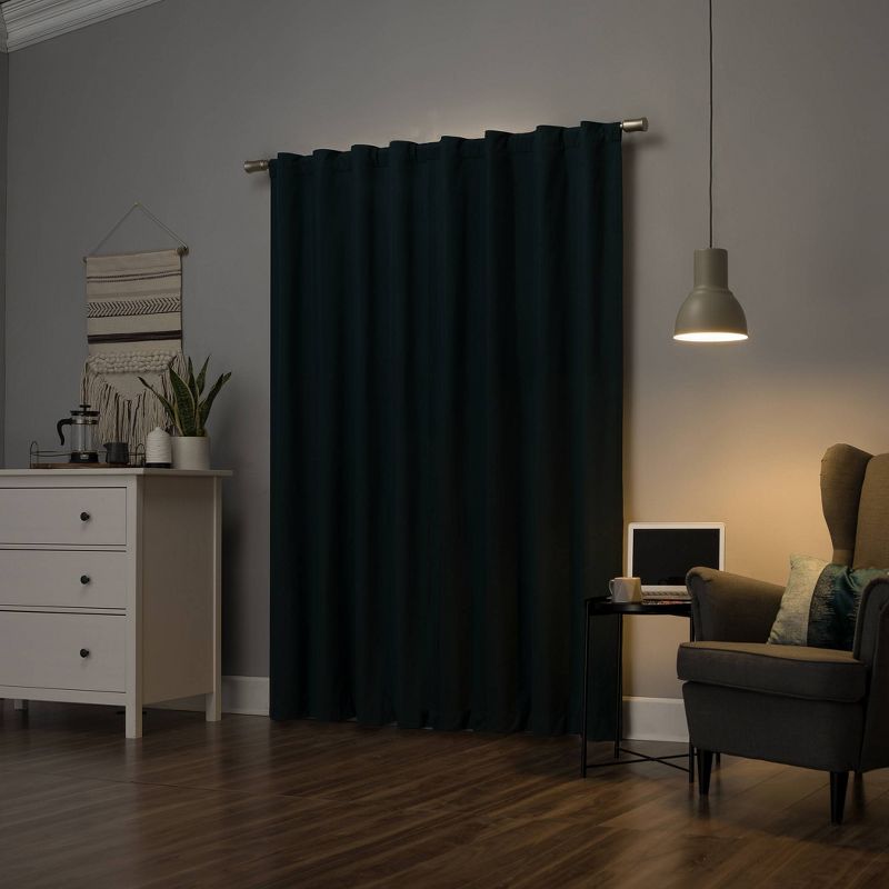 Sun Zero 100% Blackout Cyrus Thermal Grommet Curtain Panel, 3 of 10