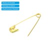 Unique Bargains Metal DIY Blankets Crafts Brooch Making Home Sewing Nickle Plated Safety Pins 200 Pcs - 4 of 4