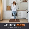 WellnessMats 36"x24"x3/4" Anti-Fatigue, Ergonomic Support Pad for Home, Kitchen , Original Collection, Brown - image 4 of 4