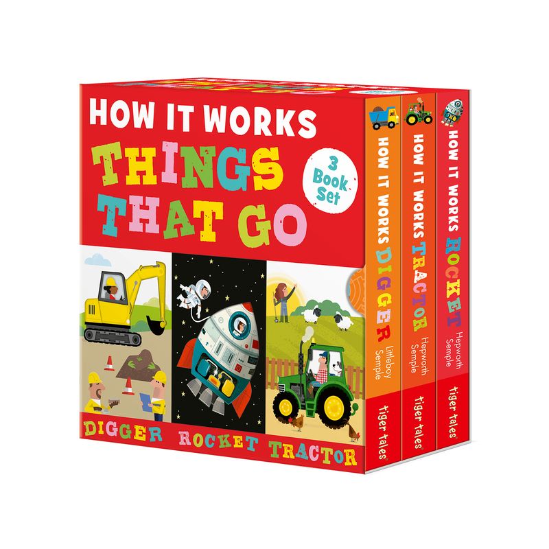 How It Works: Things That Go 3-Book Boxed Set - by  Amelia Hepworth & Molly Littleboy (Mixed Media Product), 1 of 2