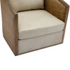 360 Degree Swivel Barrel Club Chair for Nursery, Hotel, Bedroom, Office, Lounge - 4 of 4