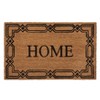 Kate Aurora Home Venetian Bordered Coir Bristled Outdoor All Season Welcome Mat - 18"x30" - 2 of 3