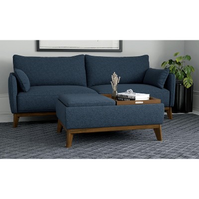 NicBex Storage Bench Ottoman with Storage Reversible Tray Ottoman for Bedroom, Living Room, Entryway