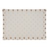 Saro Lifestyle Christmas Trees Placemat, 14"x20" Oblong, Gold (Set of 4) - 2 of 4