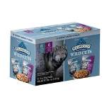 Blue Buffalo Wilderness Trail Toppers Wild Cuts High Protein Natural Wet Dog Food Variety Pack with Chicken and Beef Bites - 3oz/12ct