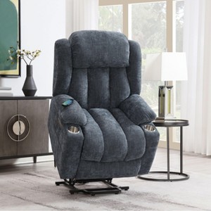 NicBex Chenille Lift Recliner Chair,Massage Chairs with Massage and Lumbar Heating,Modern Living Room Chair,Reclining Chairs for Living Room - 1 of 4