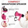 Pyle Portable Megaphone Speaker Siren Bullhorn - Pink - image 4 of 4