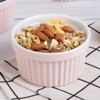 GustoWave 8 OZ Ceramic Ramekins Bowls, Set of 8 Souffle Dishes Ramekins for Creme Brulee Dishes, Pudding, Custard Cups, Oven Safe - 3 of 4