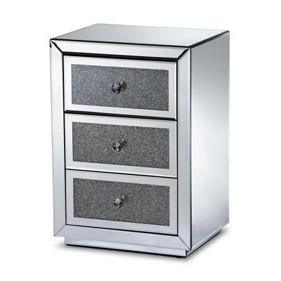 mirrored nightstands target