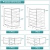 Sorbus Clear Stackable Drawer Storage Organizers - Bathroom, Laundry Room & Home Countertop Drawer System - 2 of 4