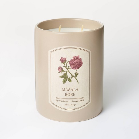 Village Candle Rose and red fruit - Rosette Berry scented candle in glass 2  wicks 602 g - VMD parfumerie - drogerie