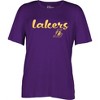 NBA Los Angeles Lakers Women's Short Sleeve Crew T-Shirt - 2 of 4