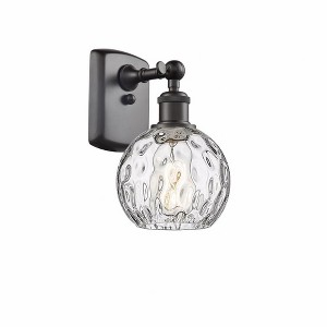 Athens Water Glass - 1 Light Wall Sconce In Industrial Style-11 Inches Tall and 6 Inches Wide - 1 of 1