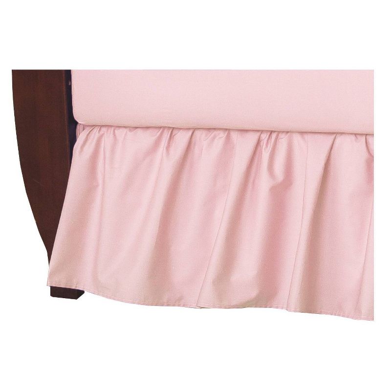 TL Care Cotton Percale Crib Skirt, 2 of 4