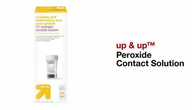 Cleaning and Disinfecting Lens Care System - 24oz - up &#38; up&#8482;, 2 of 7, play video