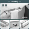 4-Piece Bathroom Hardware Set Brushed Nickel Towel Bar Set Premium Stainless Steel Bath Towel Holder Sets Towel Racks Wall Mounted - 3 of 4