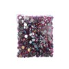 John Bead 1000-Piece 8mm (SS39) Fuchsia AB Acrylic Round Flat Back Rhinestones - 2 of 4