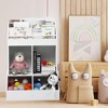 3-Tier Toy Storage Organizer with Bookcase, Toy Shelf Organizer with Open Shelves, Kid’s Multi Shelf Cubby for Books, Bookshelf - 3 of 4