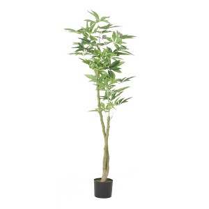 SKRAN Indoor Pachira Tree Artificial Plants Tree ,for Home Office Living Room Floor Decor,Indoor Outdoor Decoration, Housewarming Gift - 1 of 4