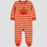 Carter's Just One You®️ Baby Pumpkin Footed Pajama - Orange