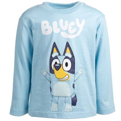 Bluey Bingo Big Boys Graphic T-Shirt Light Blue 10-12