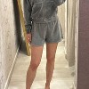 Women's Noa Velour Shorts - Asher - 2 of 3