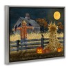Stupell Industries Scarecrow Farm Landscape Black Floater Framed Canvas Wall Art - 3 of 4