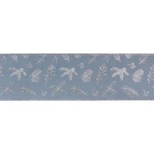 Melrose Wired Polyester Ribbon 4" x 10 yds. - 1 of 3