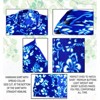 LA LEELA Men's Hawaiian Shirts Short Sleeve Button Down Shirt Floral Shirt Men Casual Vacation Summer Party Caribbean Shirts Funny - 4 of 4