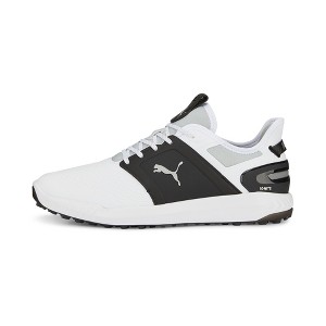 Puma Men's Ignite Elevate Wide Spikeless Golf Shoes - White/Black - 1 of 1