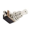 Unique Bargains Black Silver Tone 2 Pin SPST Momentary Metal Push Foot Switch 1 Pc - 4 of 4