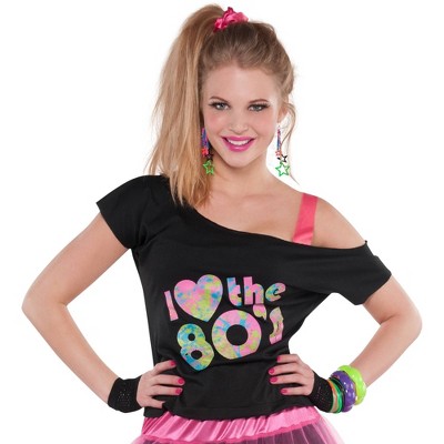 Adult Love the 80S T-Shirt Halloween Costume - S/M