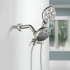 Cobbe Wall Mounted Dual Handle Shower Set with 7 Settings ABS Dual Head 2-in-1 Hand Shower and 59-Inch Hose Brushed Nickel - 2 of 4