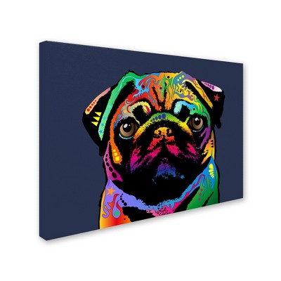 "Pug Dog" Outdoor Canvas