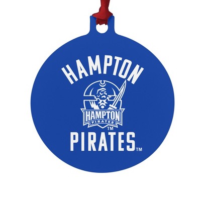 Hampton University Pirates Aluminum Holiday Christmas Tree Ornament