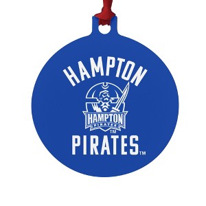 Hampton University Pirates Aluminum Holiday Christmas Tree Ornament - 1 of 4