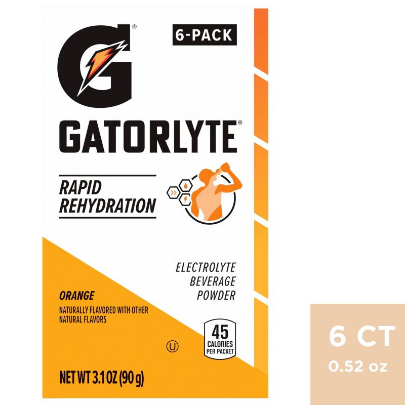 Gatorlyte Orange Powder - 6ct, 1 of 10