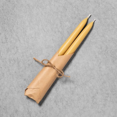 10" Beeswax Blend Taper Candles Set of 2 - Hearth & Hand™ with Magnolia