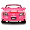 Suki's 2001 Honda S2000 Convertible Pink with Graphics "Fast & Furious" Movie 1/24 Diecast Model Car by Jada - 4 of 4