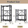 Musment Storage Shelves, 15.35"W x 15.35"D x 62.20"H Closet Organizers and Storage Foldable Metal Shelving Units  for Garage Kitchen - 3 of 4