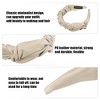 Unique Bargains Women's PU Leather Pleated Fashion Hairband Non Slip 1 Pc - 3 of 4