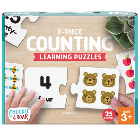 Chuckle Roar Counting Learning Puzzle 50pc Target