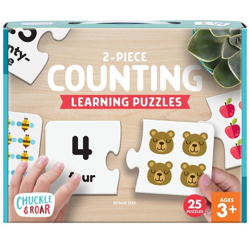 Chuckle & Roar Counting Learning Kids Puzzle 50pc - image 1 of 4