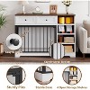 Dog Crate Furniture 47”, Large Dog Crate with 2 Drawers and 4 Shelves - 4 of 4