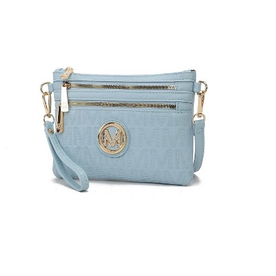 MKF Collection Roonie Milan M Signature Crossbody Wristlet Bag by Mia K