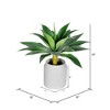 Vickerman 18" Artificial Potted Agave. - 2 of 4